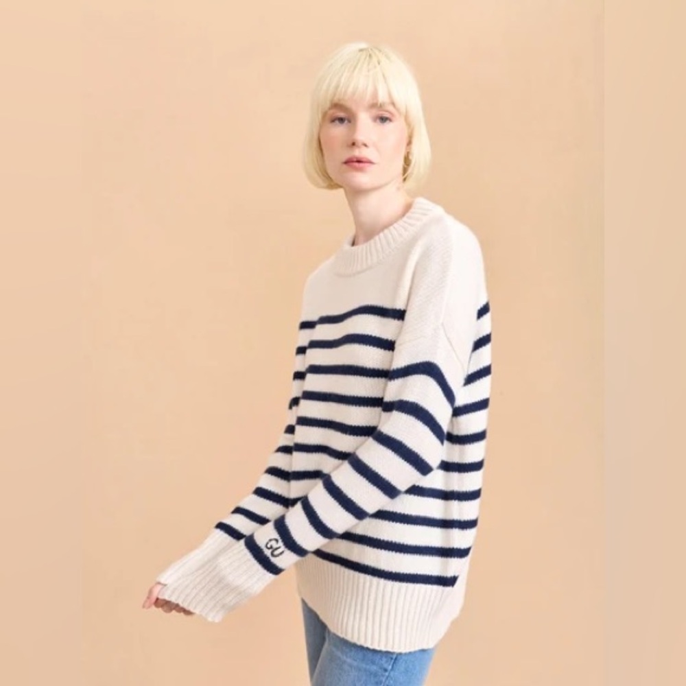 La Ligne - Marin Sweater - Cream/Navy